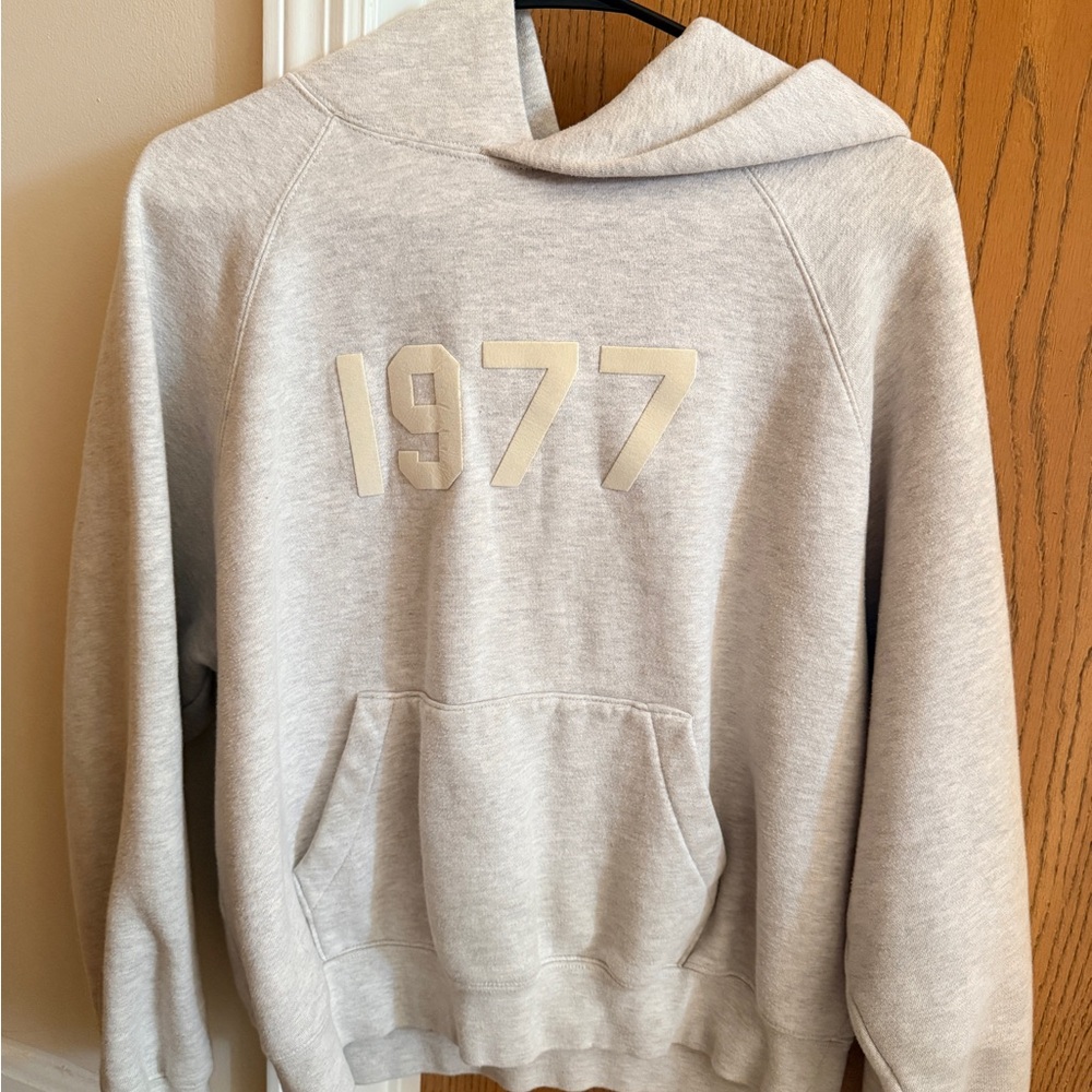 Fear of God Essentials Light Gray Sweatshirt